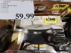 Lodge cast iron 2pc set