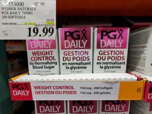 PG daily weight control