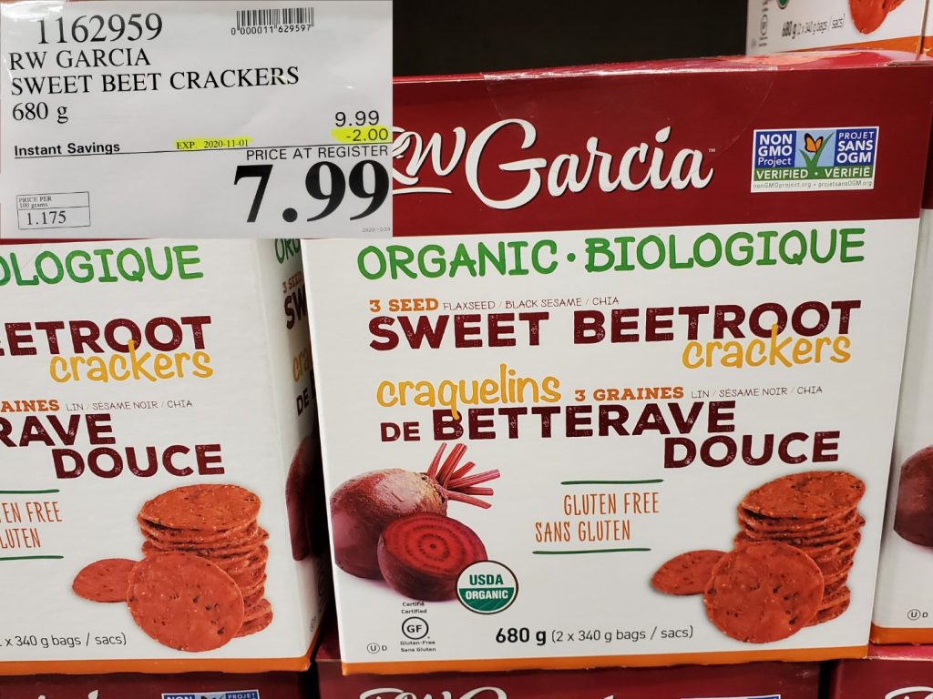 1162959 RW GARCIA SWEET BEET CRACKERS 680 g 2 00 INSTANT SAVINGS