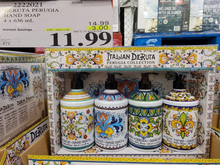 2222021 DERUTA PERUGIA HAND SOAP 4 X 636 ML 3 00 INSTANT SAVINGS