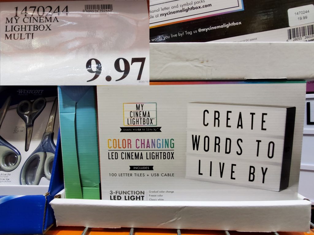1470244 MY CINEMA LIGHTBOX MULTI 9 97 Costco East Fan Blog