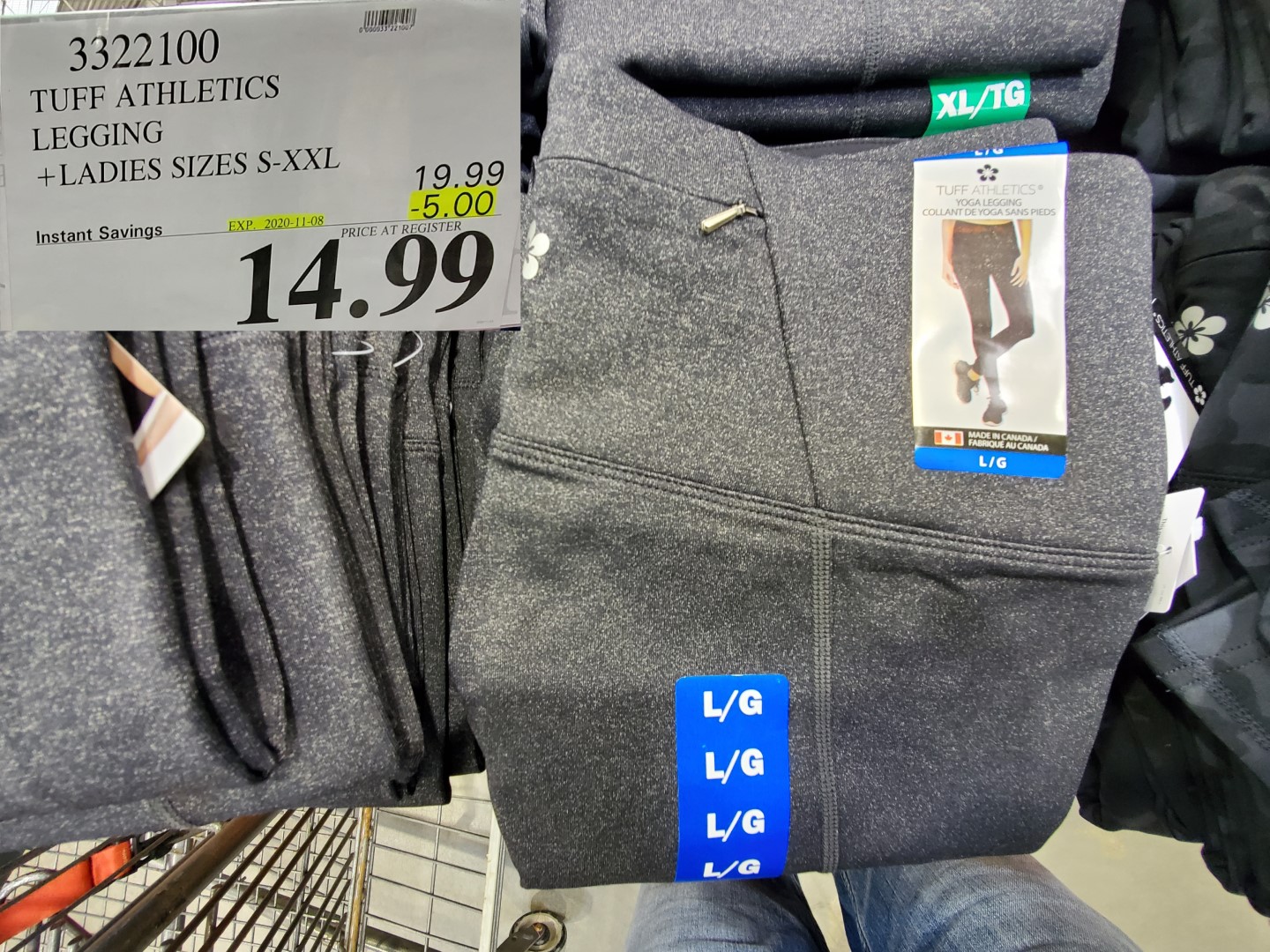 Tuff Athletics Women's Yoga Pant with Pockets offer at Costco