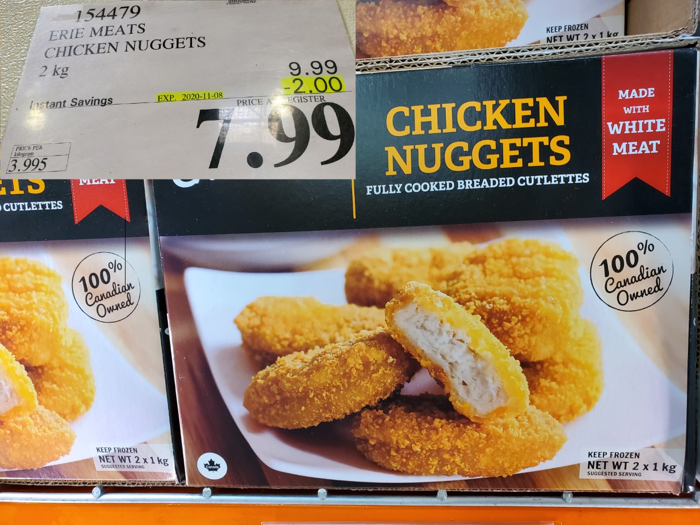 erie meats chicken nuggets