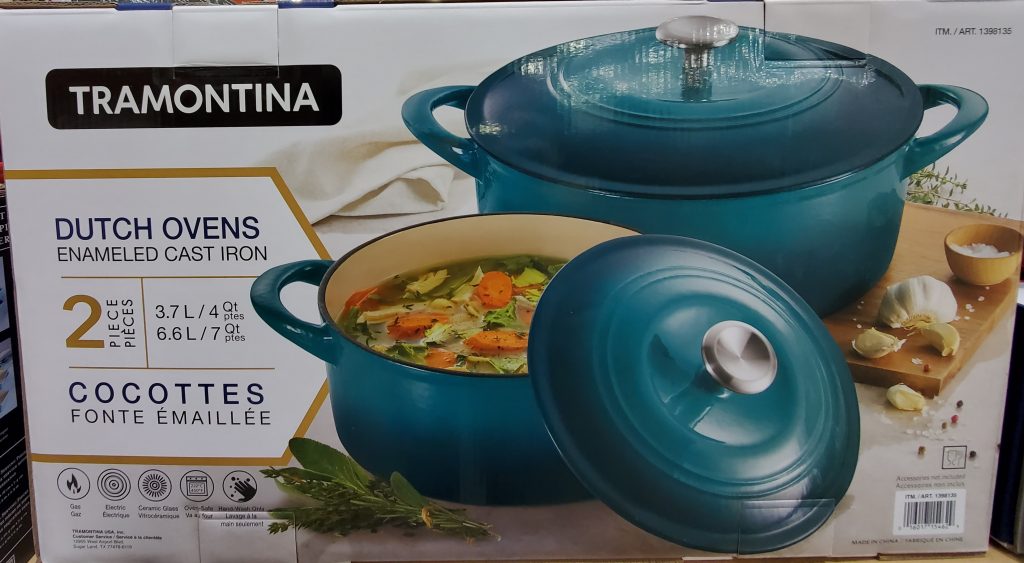tramontina enameled cast iron