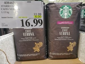 starbucks caffe verona whole bean coffee