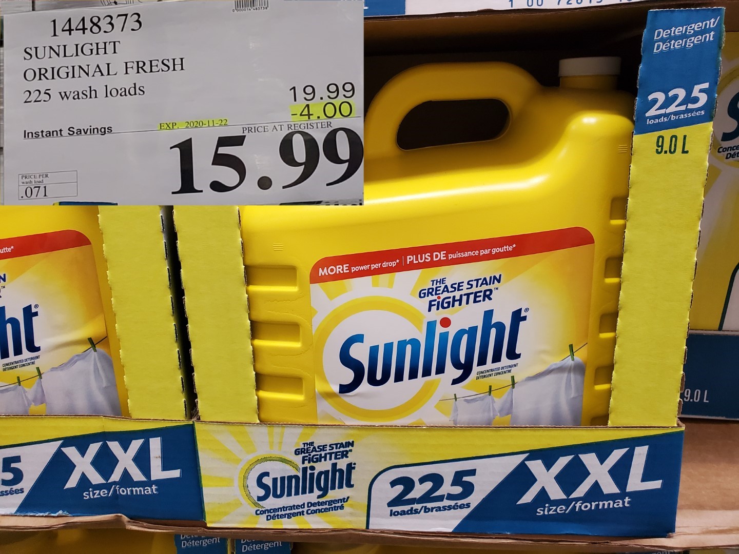 sunlight laundry detergent