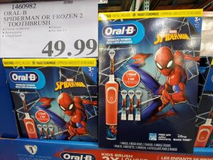 Oral-B spiderman toothbrush