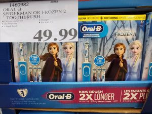 Oral-B frozen toothbrush