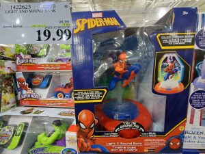 spiderman light up piggy bank