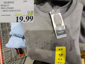 hurley sweatshirt