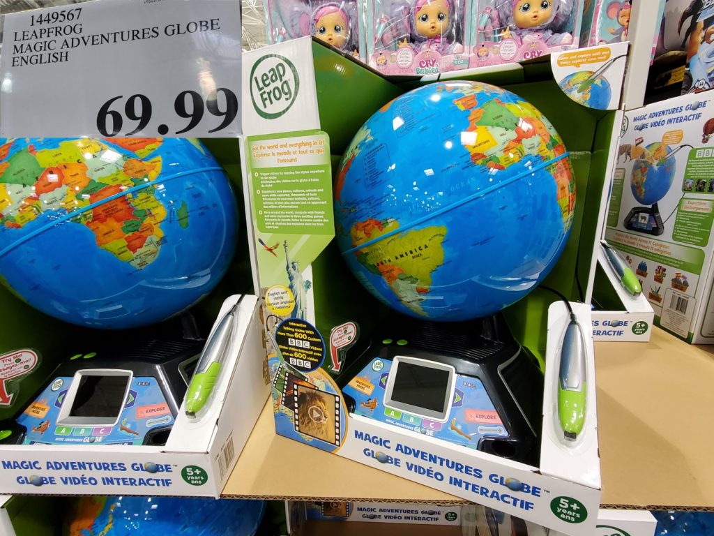 1449567 LEAPFROG MAGIC ADVENTURES GLOBE ENGLISH 69 99 Costco East Fan