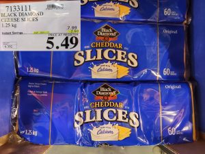 black diamond cheddar slices