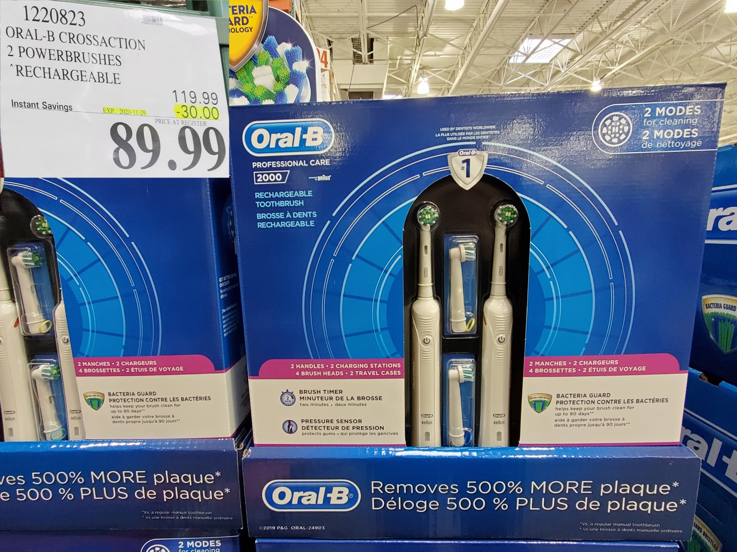 Oral-B crossaction dual brushes