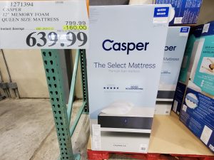 Casper 12" memory foam queen mattress