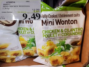 Bibigo chicken & cilantro wantons