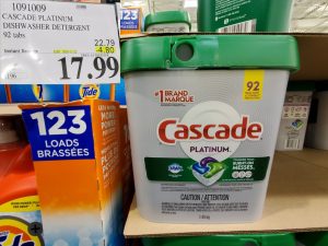 cascade dish detergent