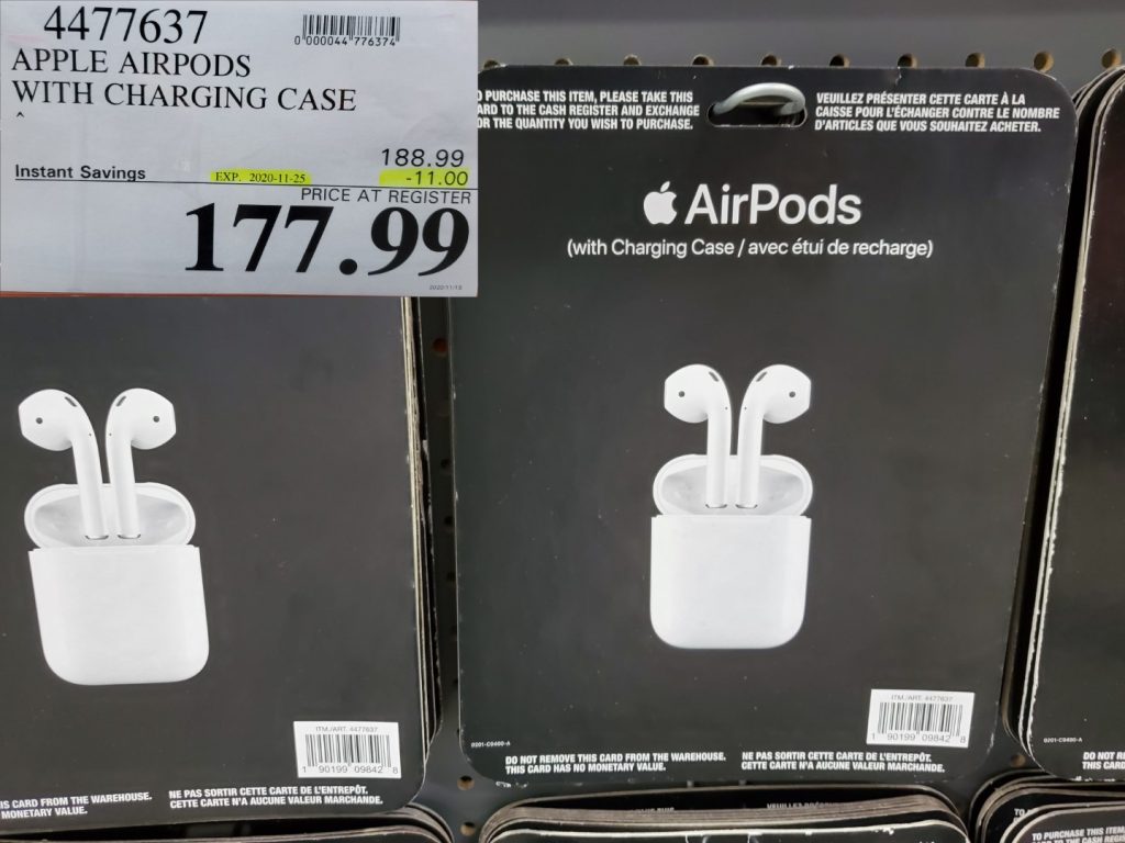 4477637 APPLE AIRPODS WITH CHARGING CASE 11 00 INSTANT SAVINGS EXPIRES