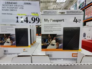 Western digital my passport 4tb hard drive