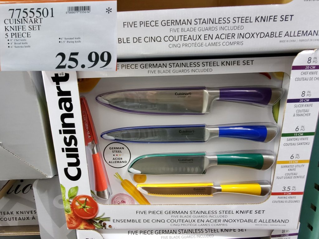 cuisinart elite pro knife set