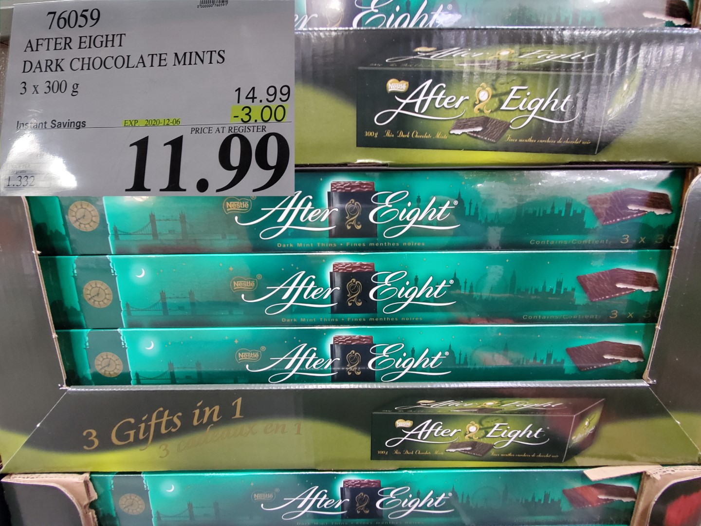 after eight chocolates