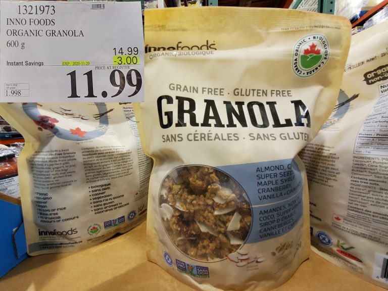 1321973 INNO FOODS ORGANIC GRANOLA 600 g 3 00 INSTANT SAVINGS EXPIRES