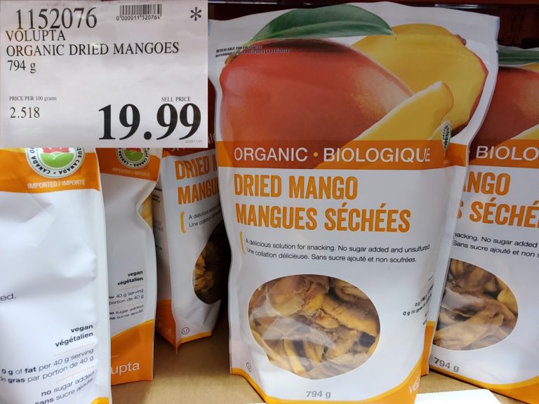 1152076 VOLUPTA ORGANIC DRIED MANGOES 794 G 19 99 Costco East Fan Blog
