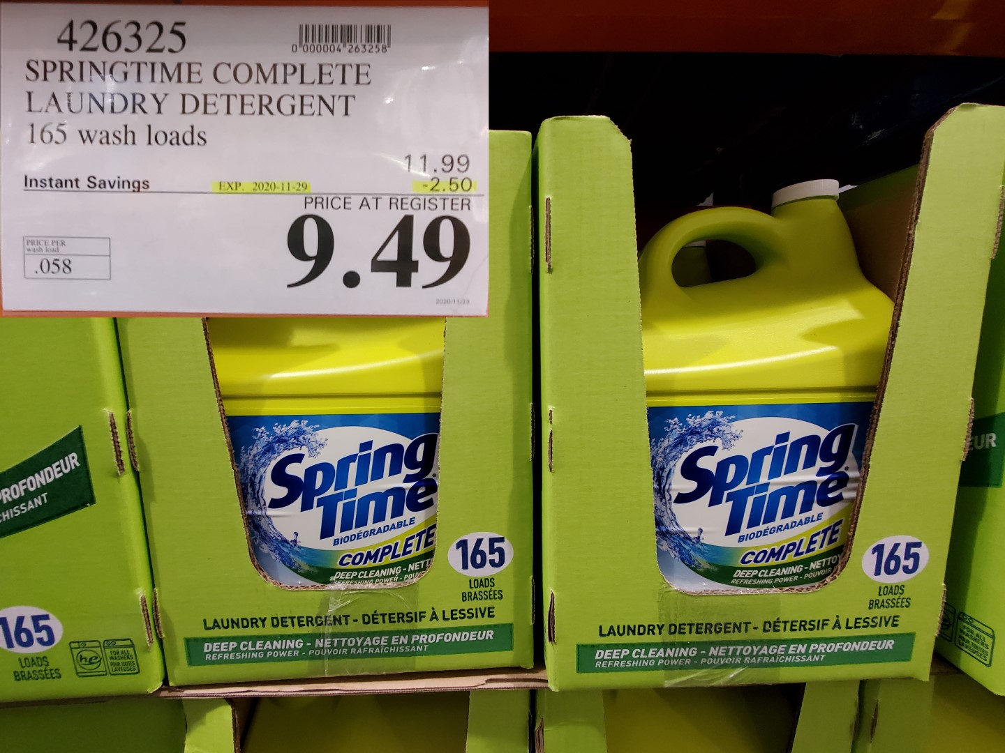 springtime laundry detergent