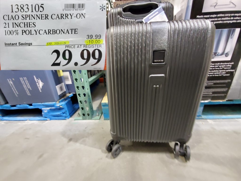 1383105 CIAO SPINNER CARRY ON 21 INCHES 100 POLYCARBONATE 10 00 INSTANT