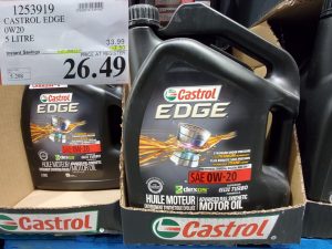 castrol edge motor oil