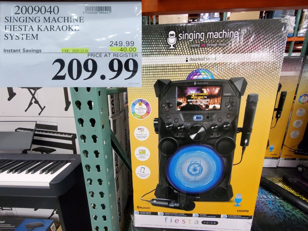 2009040 SINGING MACHINE FIESTA KARAOKE SYSTEM 40 00 INSTANT SAVINGS