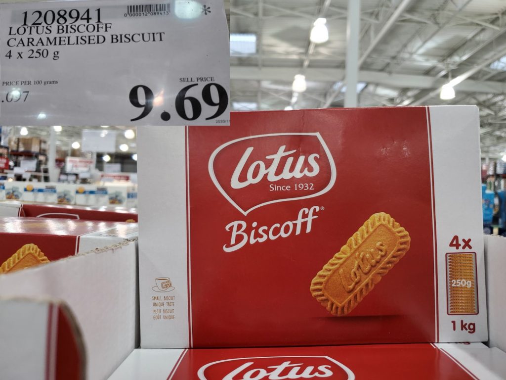 1208941 LOTUS BISCOFF CARAMELISED BISCUIT 4 X 250 G 9 69 Costco East