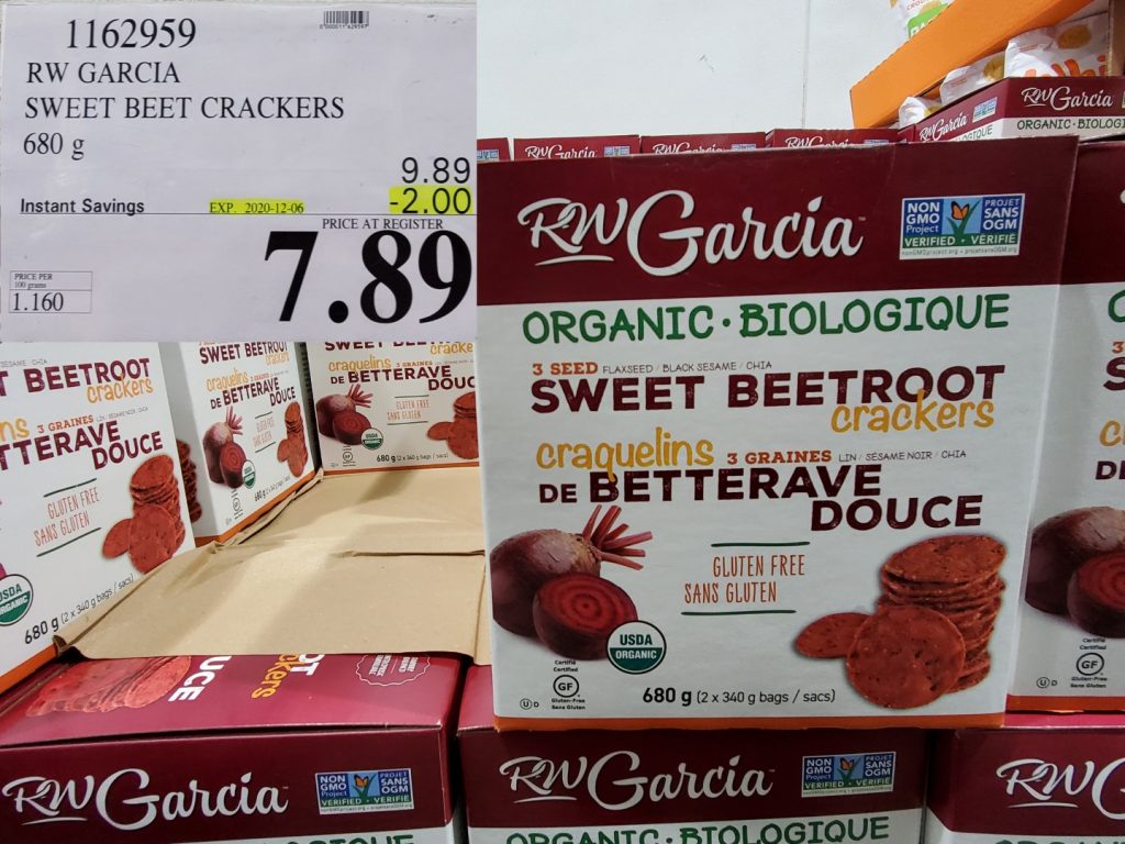 1162959 RW GARCIA SWEET BEET CRACKERS 680 g 2 00 INSTANT SAVINGS