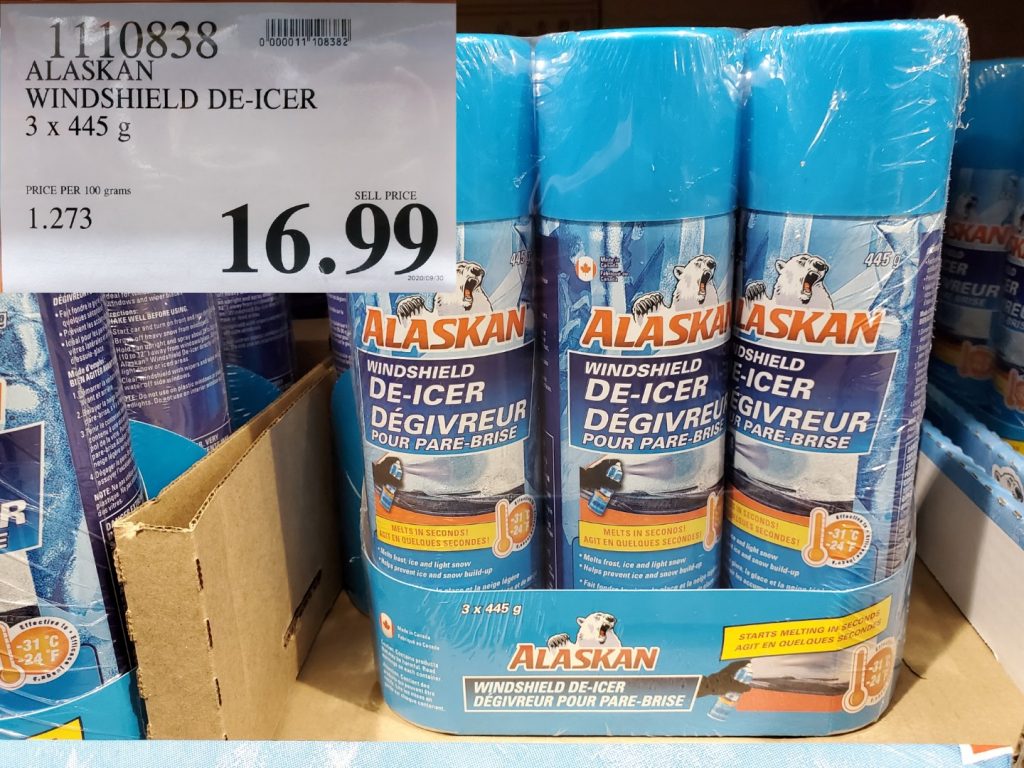 1110838 ALASKAN WINDSHIELD DE ICER 3 x 445 G 16 99 Costco East Fan Blog