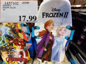 disney frozen II sled