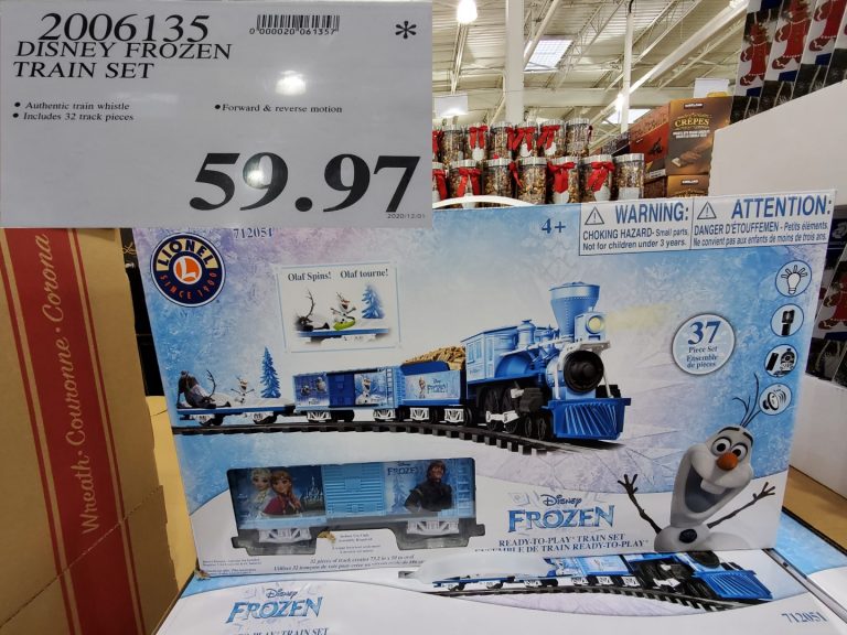 disney frozen train with caboose and tracks