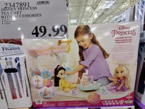 disney princess doll and me tea cart