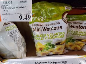 bibigo chicken wontons