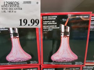 king crystal wine decanter