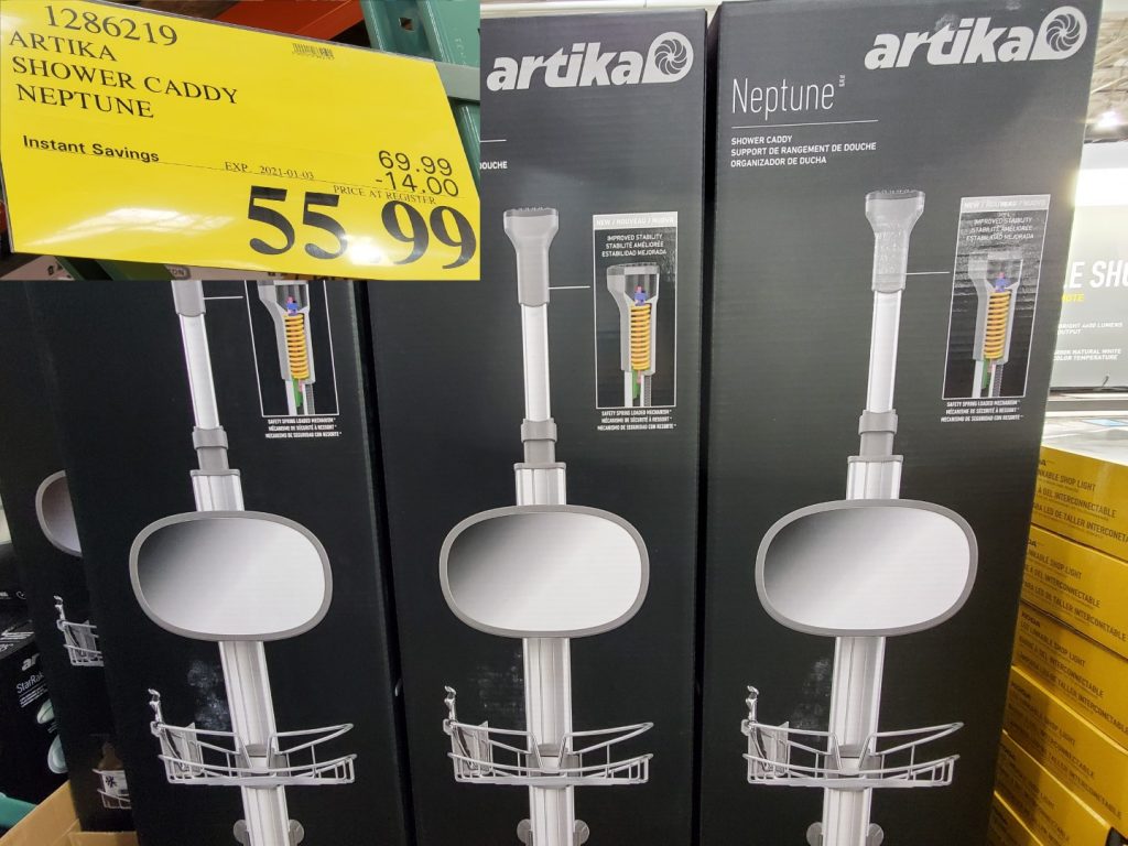1286219 ARTIKA SHOWER CADDY NEPTUNE 14 00 INSTANT SAVINGS EXPIRES ON