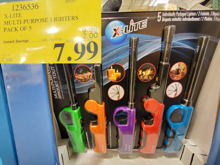 1236536 X LITE MULTI PURPOSE LIGHTERS PACK OF 5 2 00 INSTANT SAVINGS