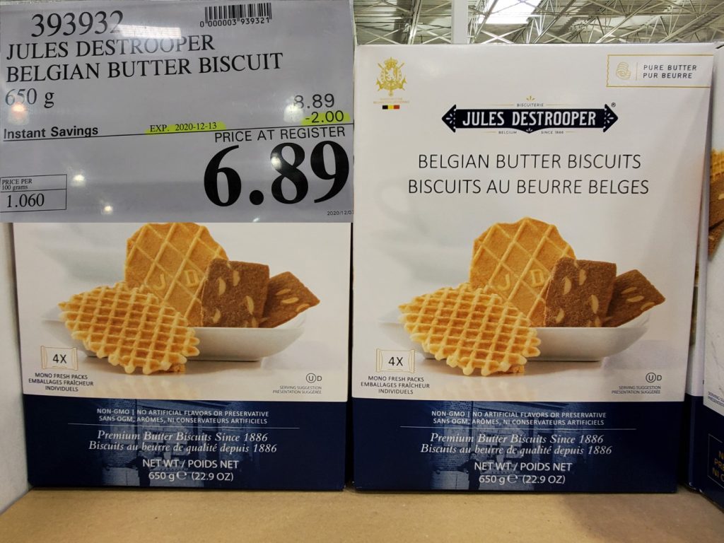 393932 JULES DESTROOPER BELGIAN BUTTER BISCUIT 650 g 2 00 INSTANT