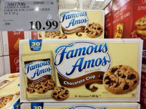 famous amos chocolate chip cookies
