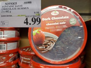 dark chocolate hummus