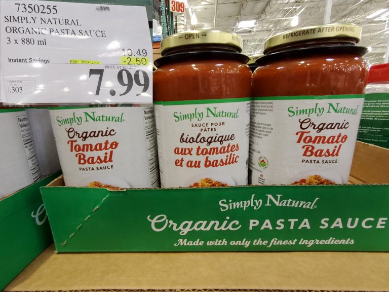 7350255 SIMPLY NATURAL ORGANIC PASTA SAUCE 3 X 880 ML 2 50 INSTANT