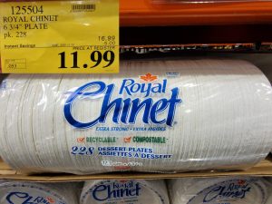 royal chinet desert plates