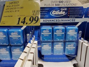 oral B advanced glide floss
