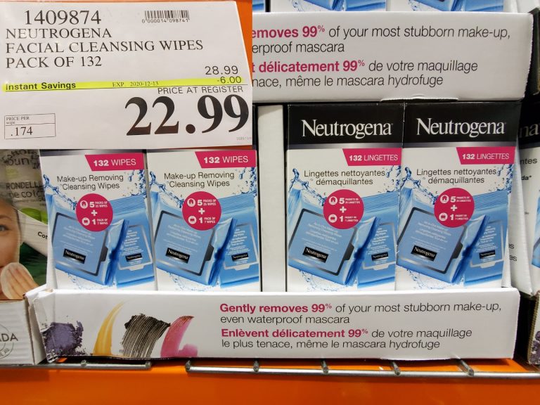 1409874 NEUTROGENA FACIAL CLEANSING WIPES PACK OF 132 6 00 INSTANT
