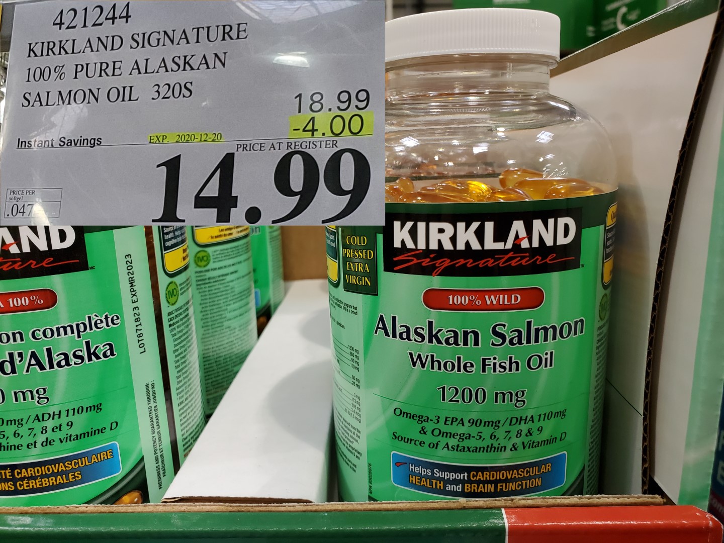 kirkland signature alaskan salmon oil