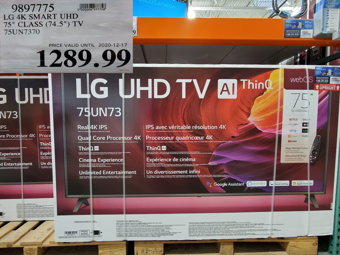 LG UHD TV AI Thinq