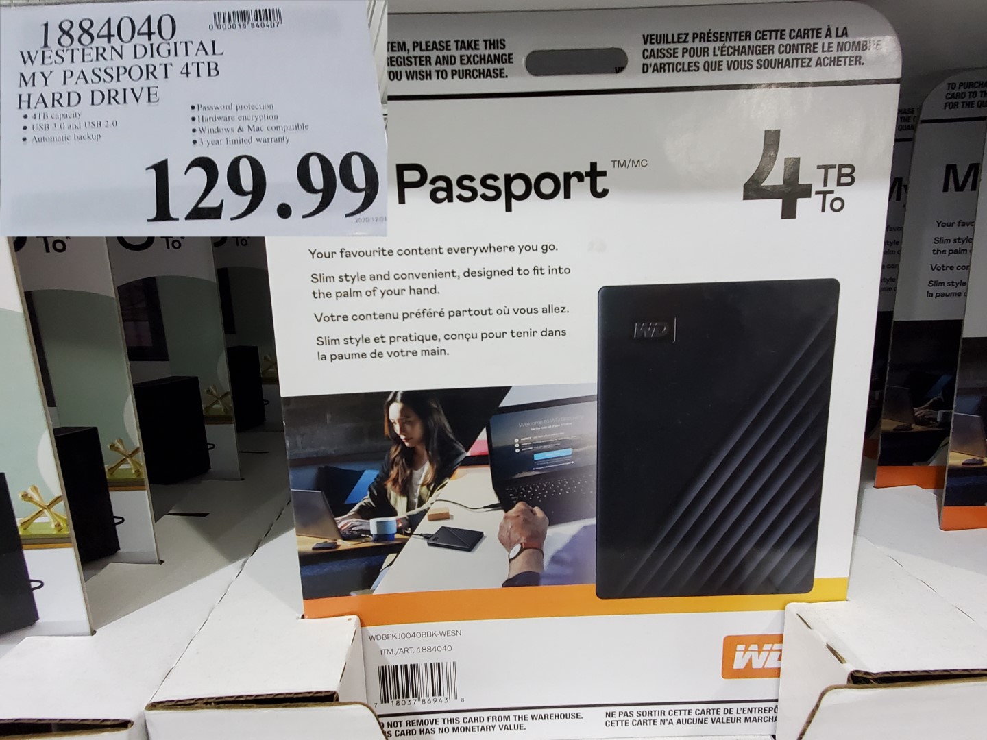 WD my passport 4TB hard drive